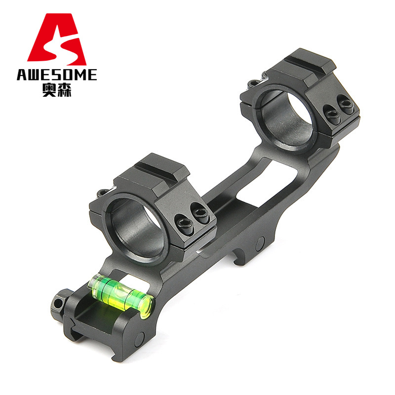 工厂跨境 水平仪连体支架 25.4/30mm 导轨20mm