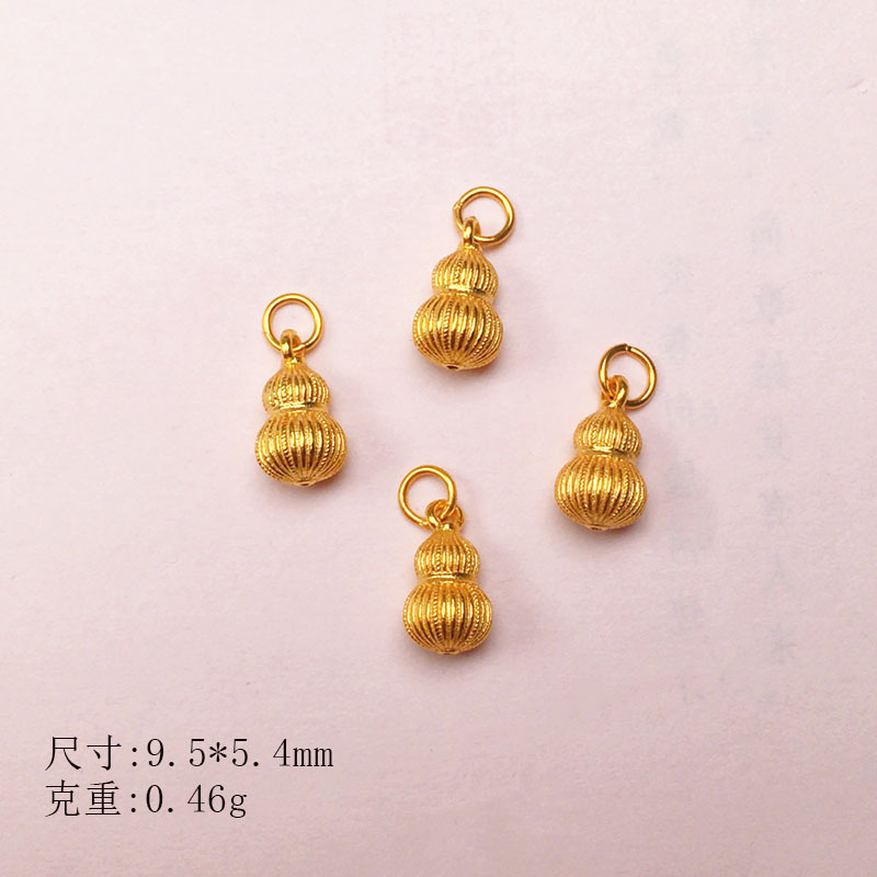 DIY Accessories s925 Silver Gold Plated Small Drop Necklace Pendant Bracelet Pendant Bracelet Beads Beads Jewelry Material