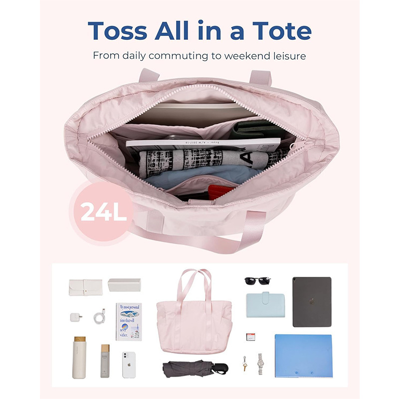 Nuevo bolso de mujer bolso de hombro grande bolso de mano con botón de yoga adecuado para gimnasio trabajo escuela