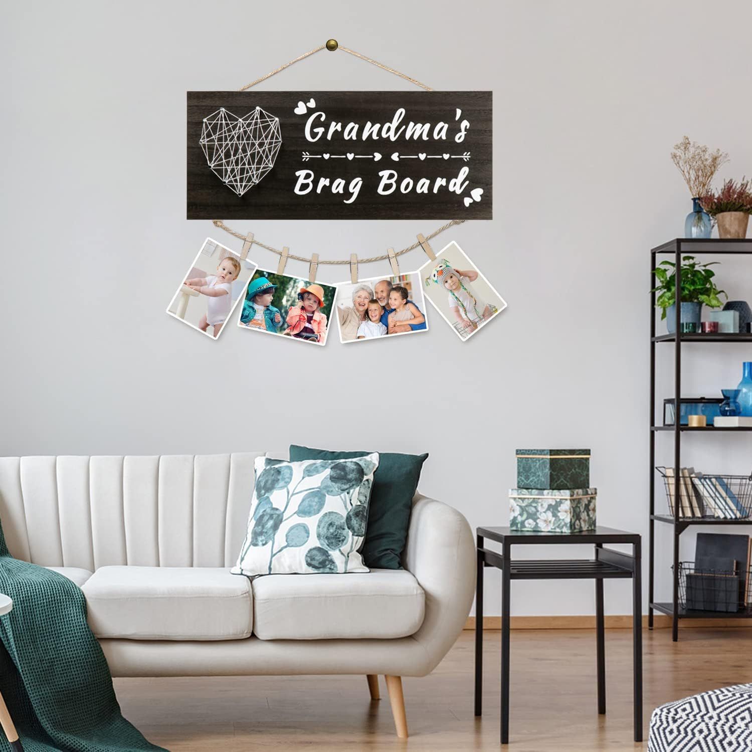 Amazon madera maciza fotografía bebé conmemorativa marco de fotos clip real multi-especificación marco de fotos de pantalla de escritorio