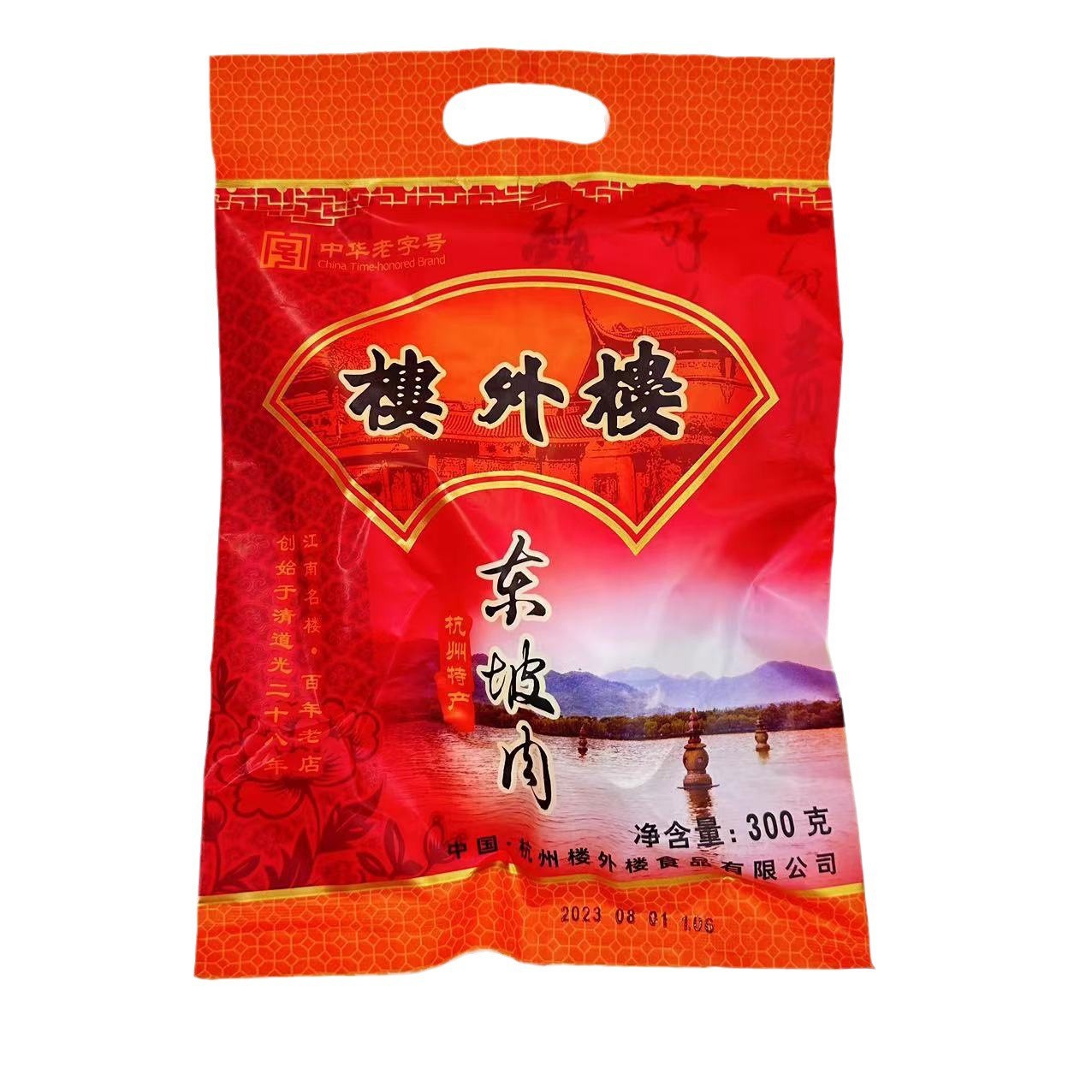 楼外楼东坡肉300g袋装杭州特产真空卤味熟食即食猪肉红烧肉老传统