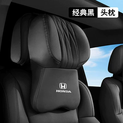 Headrest: Neck Pillows, Headrests, and Lumbar - honda-aviation-grade-headrest-classic-black-1-pack