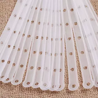 服装店衣架连接条透明白色挂衣服皮条裤架用链子衣挂耐用连条定制