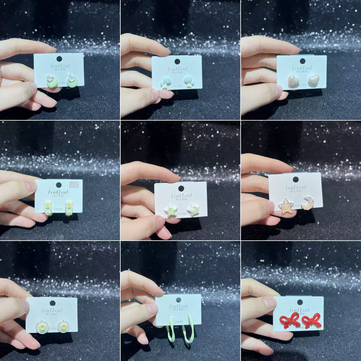 仙女可爱蝴蝶结设计耳钉s925银针耳饰时尚百搭环保电镀门店批发