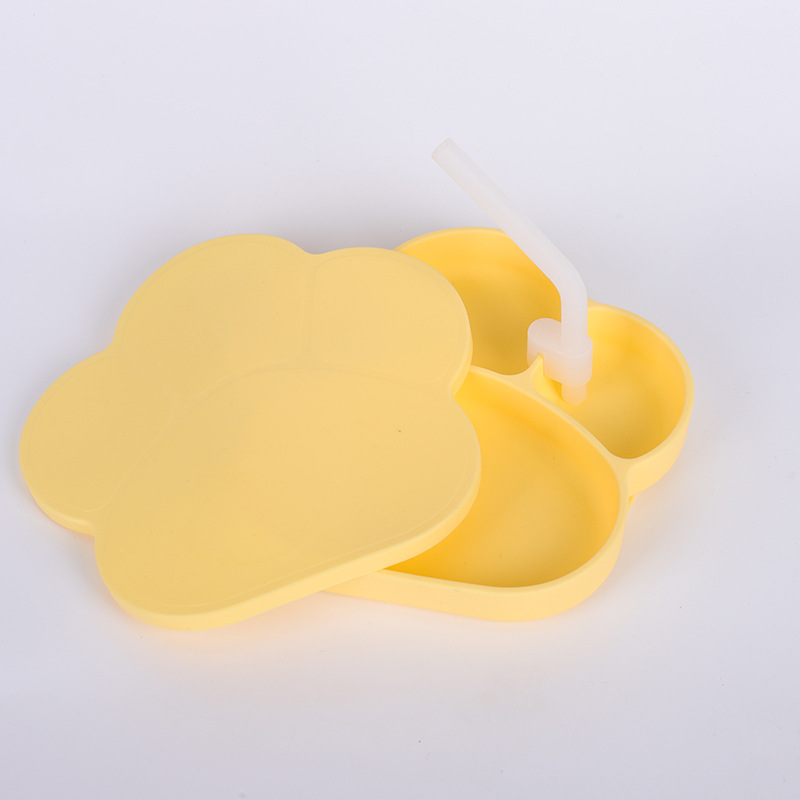 노란색 판 + 노란색 뚜껑 + 빨대 + 클립