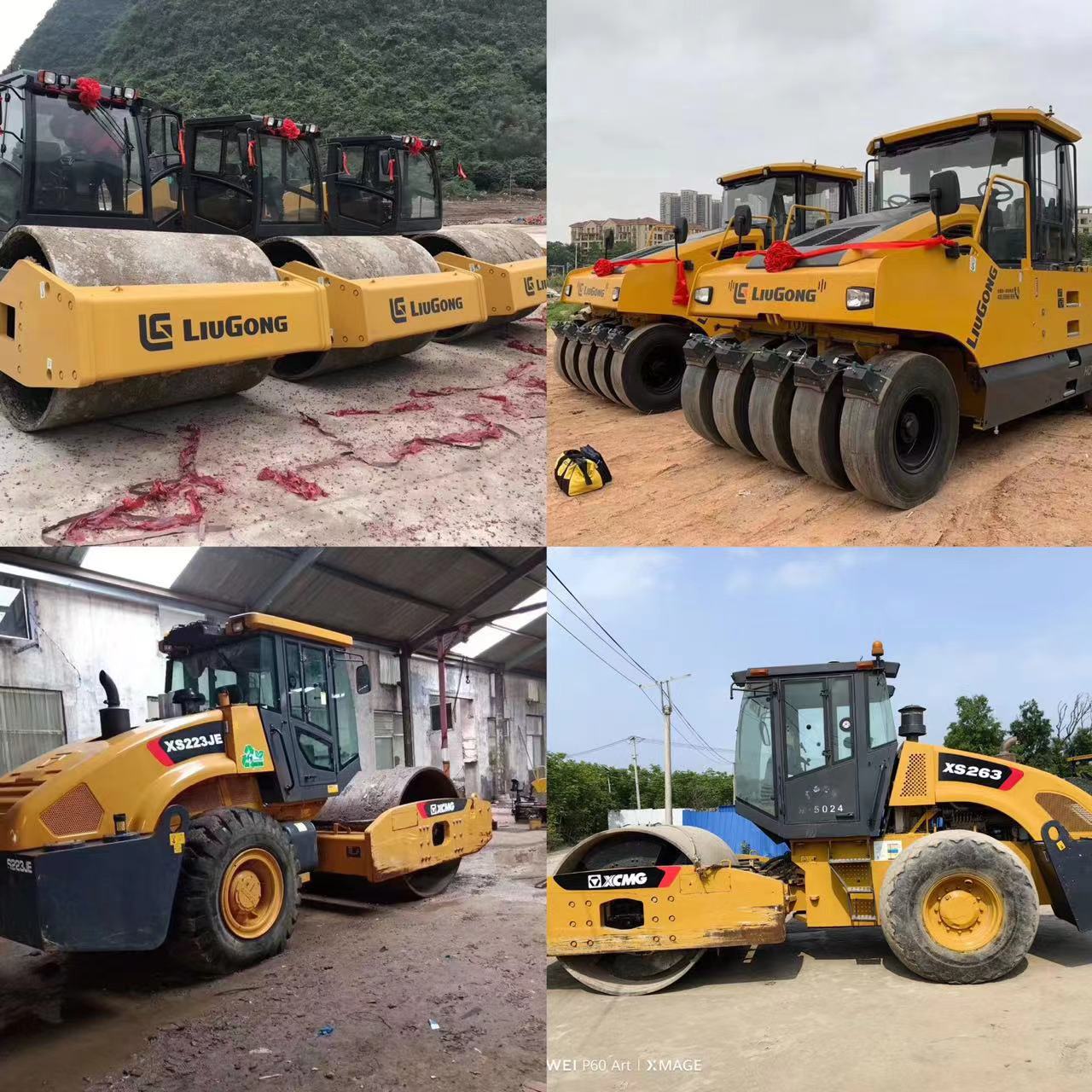 XCMG XS223JE (22T) 26T Haining usado rodillo de acero único 22 toneladas rodillo XS202J XS225