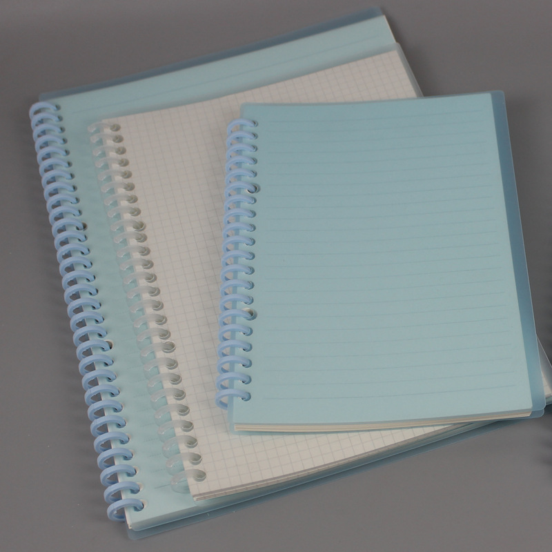 Thickened expandable binder notebook refill paper lined grid blank English core lined