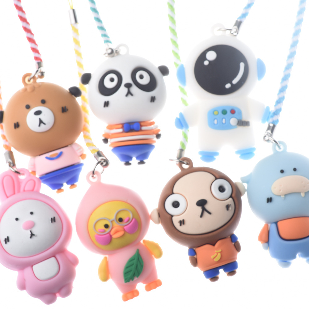 Golf TEE con cuerda anti-perdido plástico asiento de golf con patrón de dibujos animados Golf goma cabeza bola fregona