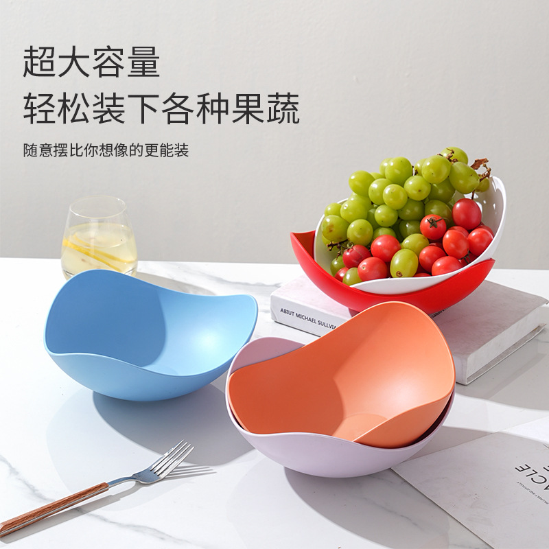 水果盘客厅茶几家用轻奢高档干果零食托盘高颜值精致果盘新款盘子