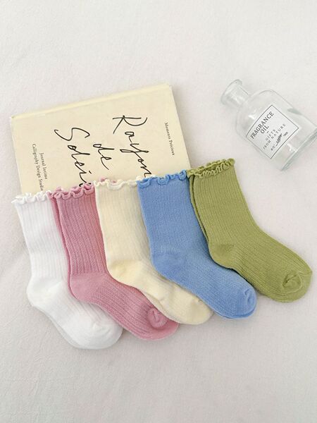 Thin children's summer knee socks