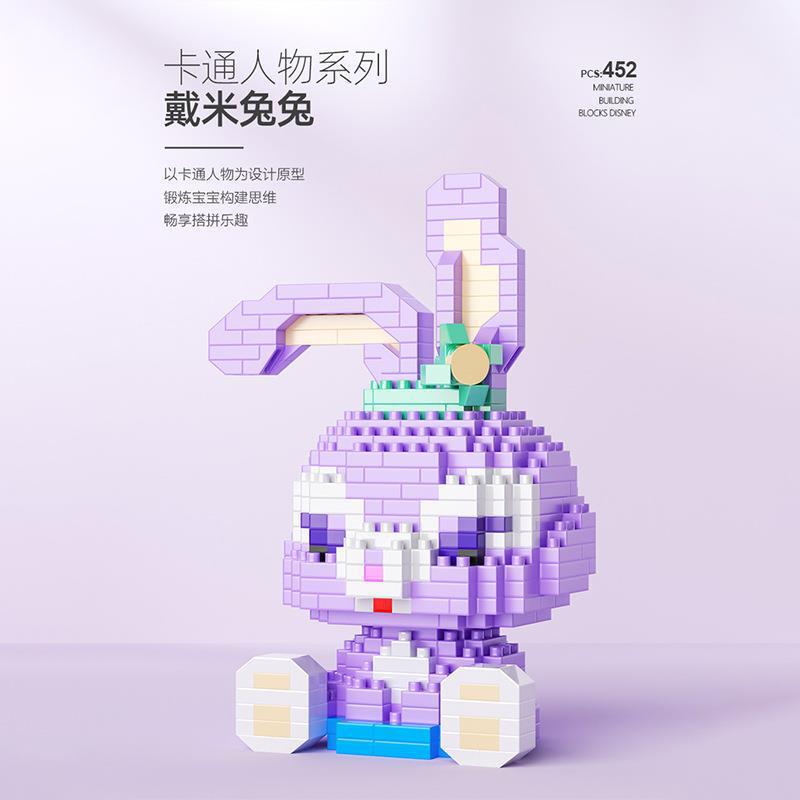 国境を越えた互換性のあるレゴマイクロ粒子ブラインドボックスクリスマス漫画フィギュアビルディングブロック教育玩具卸売ギフト|undefined