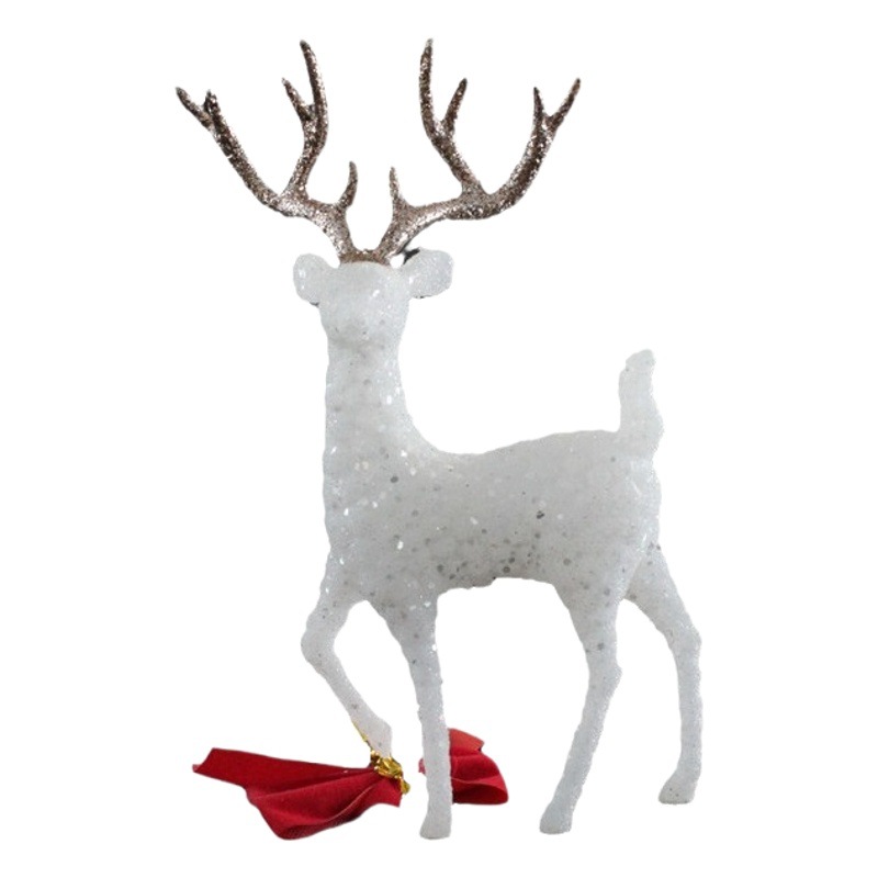 Hermoso brillante Reno ELK Glitter ciervos Mori transparente ciervos postre pastel de mesa decoración para hornear