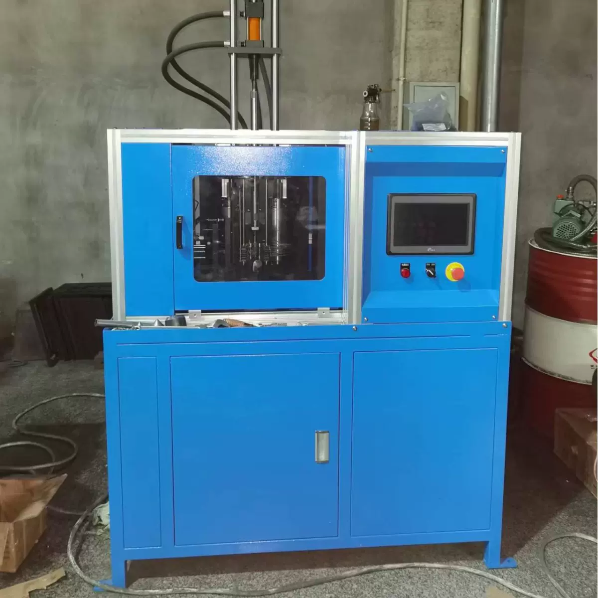 数控精密液压机小型四柱三梁油压机立式液压压力机四柱