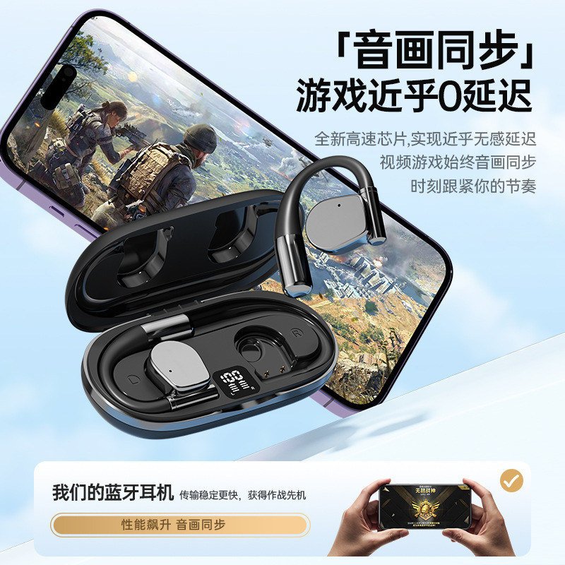 2025跨境新款M111智能AI翻译OWS开放式蓝牙耳机无线超长续航降噪|undefined