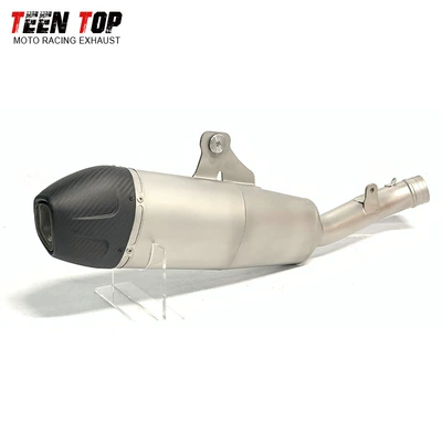 Suitable for Honda CRF250R Motorcycle exhaust pipe - titanium-alloy-semi-carbon-middle-tail