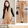 Khaki vest + pants