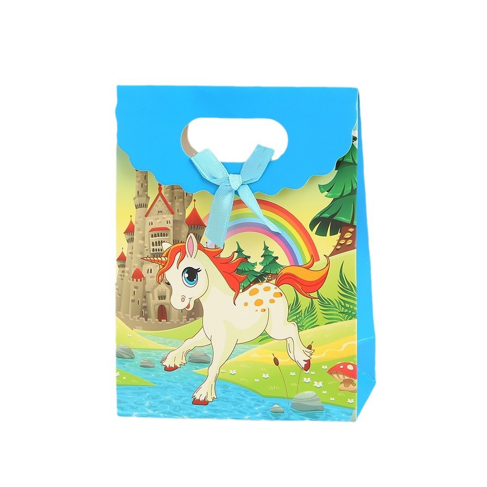 Pony Flip Bag Cartoon White Card Bag