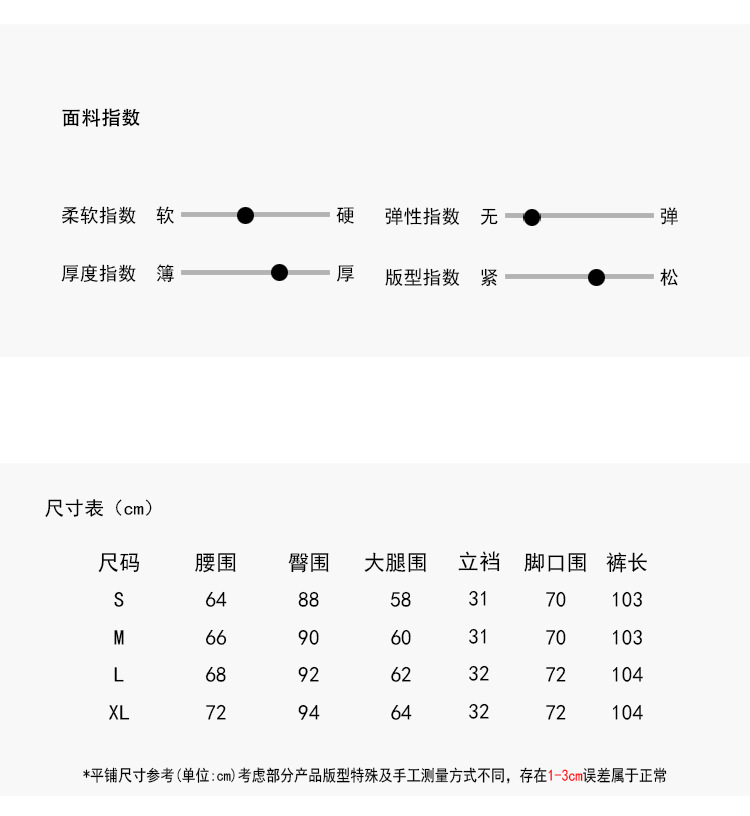 尺寸表0.7