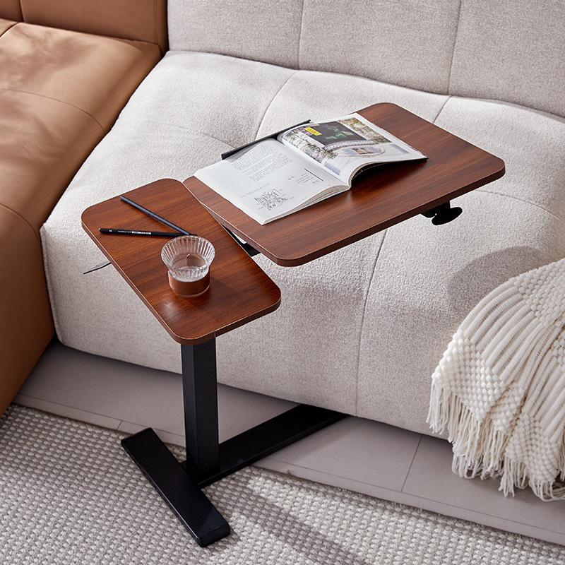 Movable Adjustable Computer Desk for Home Use, Bedside Table, Sofa Side Small Table, Flip-Up Standing Desk, Multifunctional