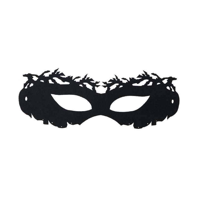 Halloween nueva máscara de diamante de flores negras accesorios femeninos máscaras de baile de baile disfraz de emoción sexy máscara de ojos