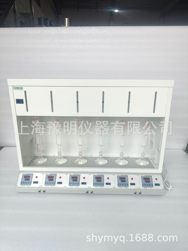 Dry cable extractor fat tester laboratory high temperature Soxhlet extractor 6-joint independent control temperature Dry cable extractor fat tester laboratory high temperature Soxhlet extractor 6-joint independent control temperature