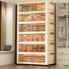 60 side wide storage cabinet with tea