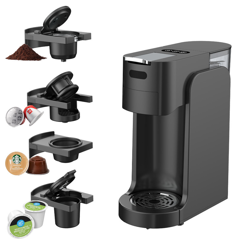 Cross-Border Foreign Trade Multifunctional Coffee Machine Fully Automatic Capsule Coffee Machine Household Small Espresso Machine in Stock