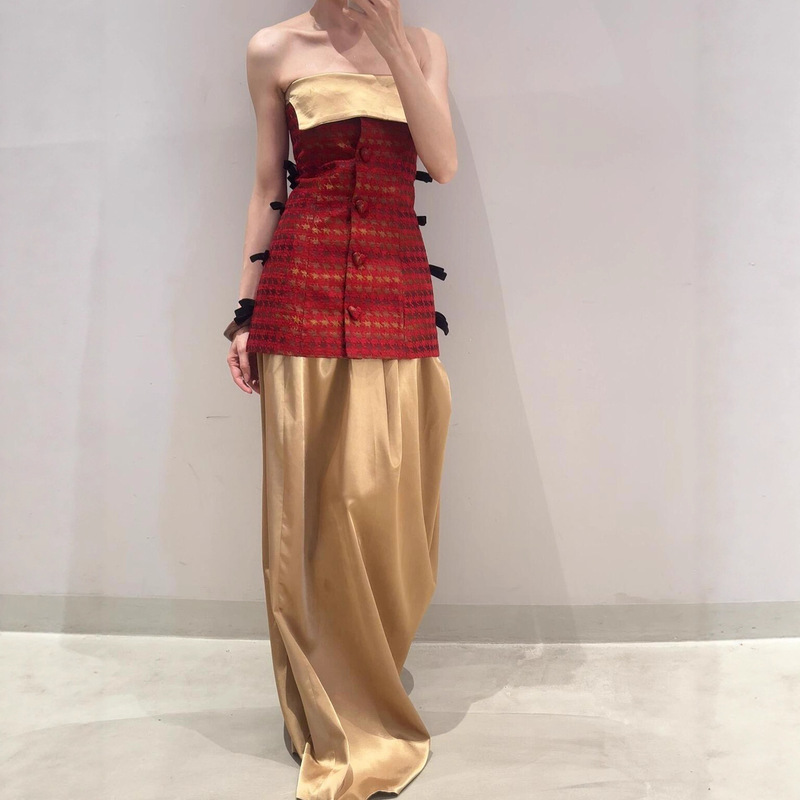 New Chinese-Style Morning Shoot Light Wedding Dress for Women, Bride's Morning Robe, Toast Dress, Elegant Long Fairy-Like Two-Piece Suit with a National Style