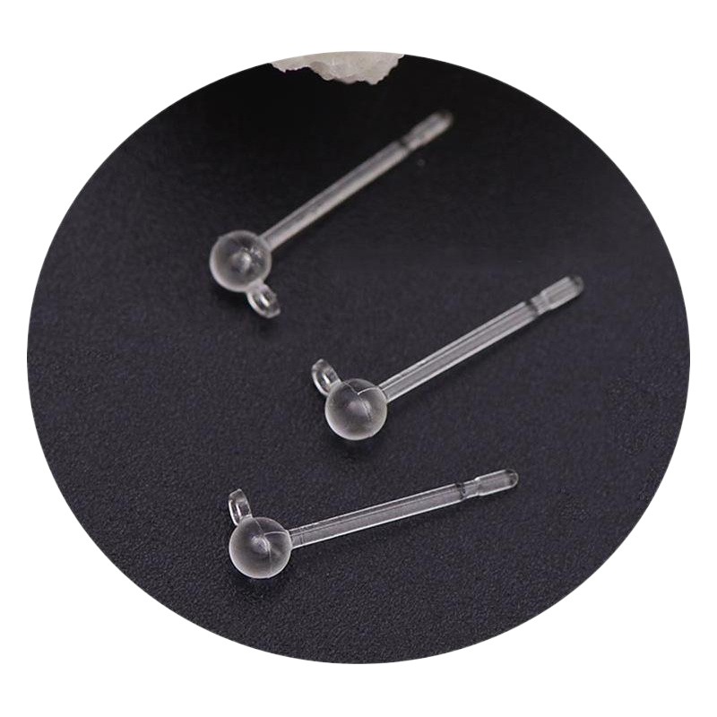 Professional production of resin plastic earrings accessories plastic earrings with hanging rings diy pendant earrings material
