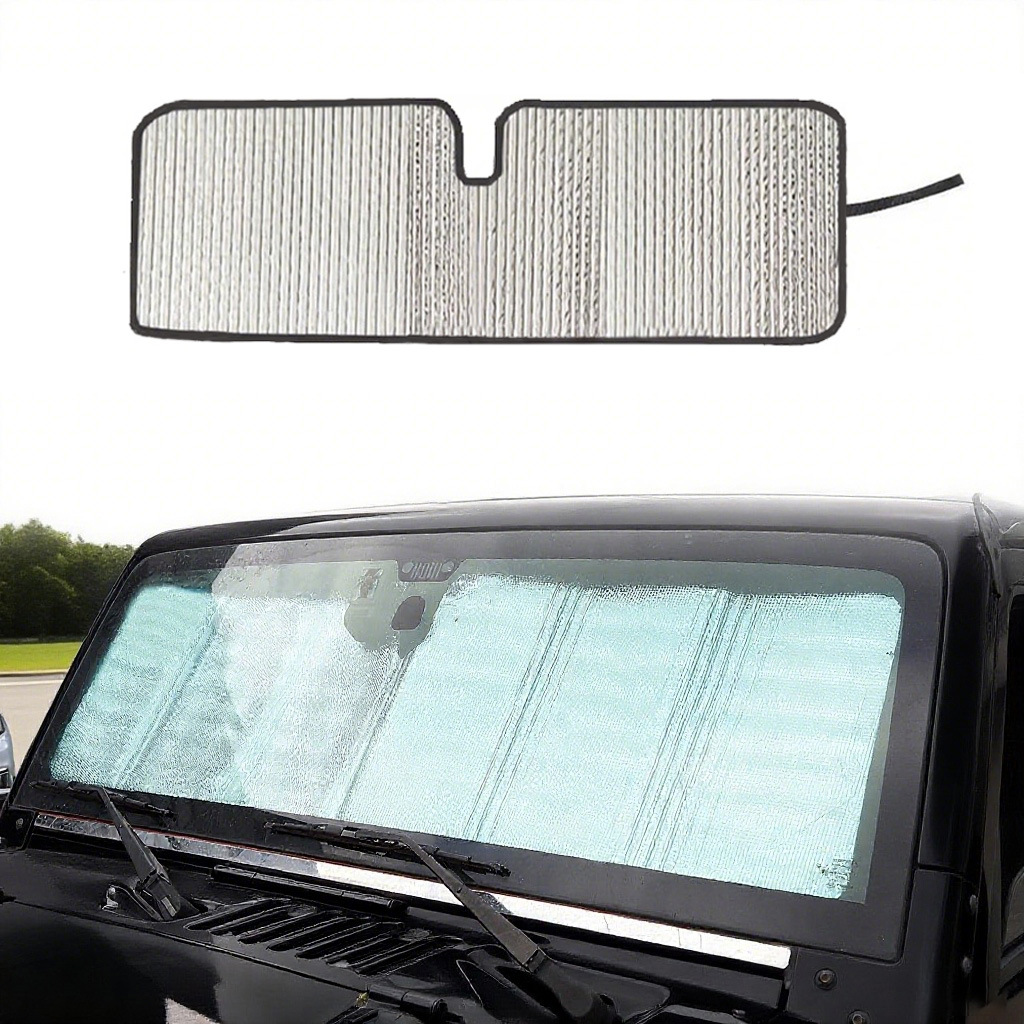 Cross-Border High-Quality Windshield Summer Sun Protection Snap-In Insulated Sunshade Wrangler Car Sunshade Front Shield ​