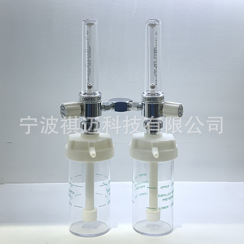 医用氧气吸入器 输送氧气LYX-AC16H2 德标/英标/美式 双管流量计