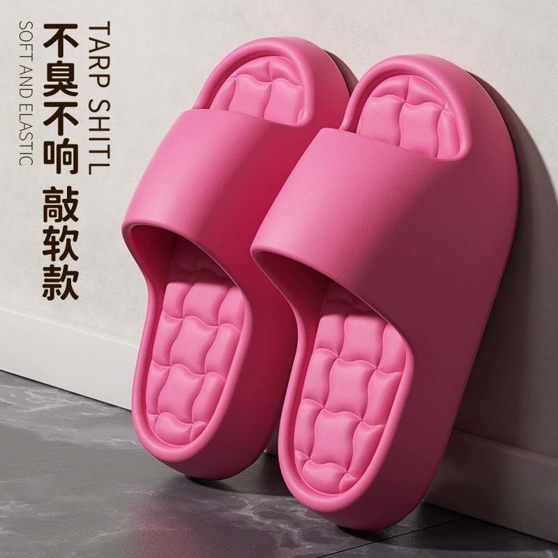 Женские тапочки eva на толстой подошве, новый летний стиль для пар, которые можно носить дома, нескользящие мужские тапочки для купания в ванной комнате
