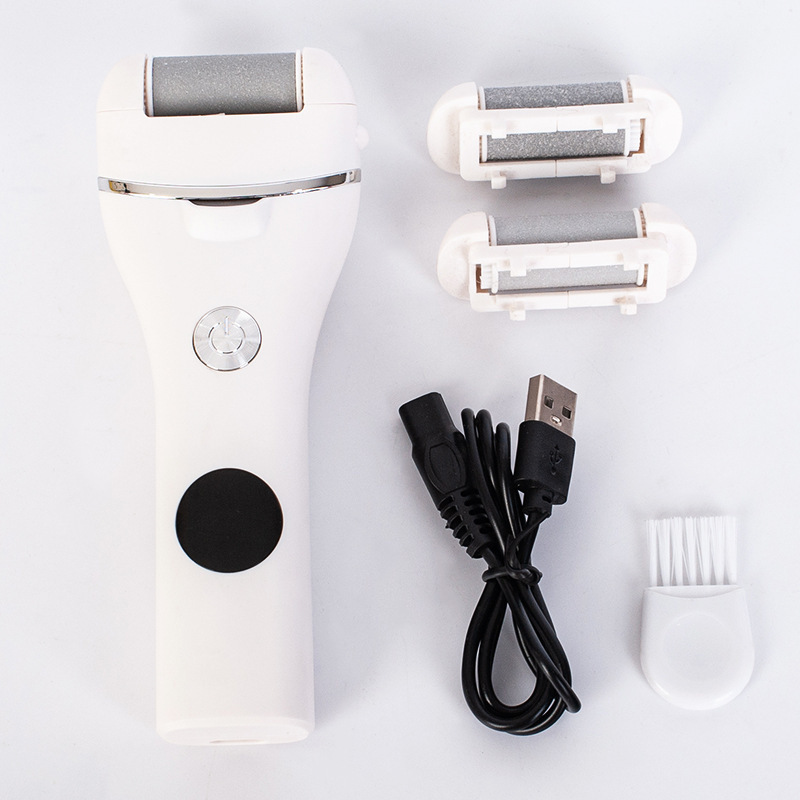 新型の電動足磨き器は足の皮をむいて死んだ皮の古い繭の石を修理して足のかかとを修理します。|undefined