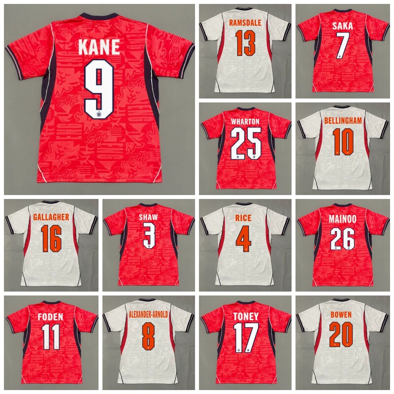 2627 World Cup England jersey Kane original print Bellingham number 10 away fan version football jersey 2627 World Cup England jersey Kane original print Bellingham number 10 away fan version football jersey