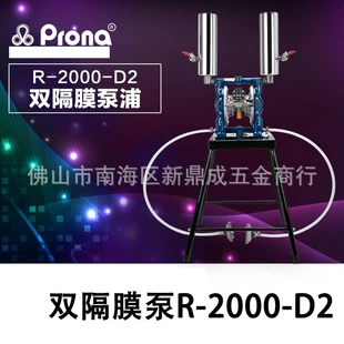 Пневматический насос для краски R-2000-D2 двойная мембрана