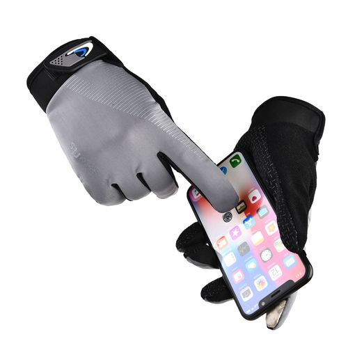 Cross-border outdoor sports new gloves anti-slip sun protection touch screen breathable thin ice silk spring and summer cycling gloves