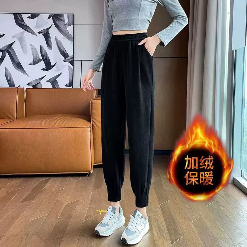 Демисезонные брюки, тёплые леггинсы, большой размер, облегающий крой
