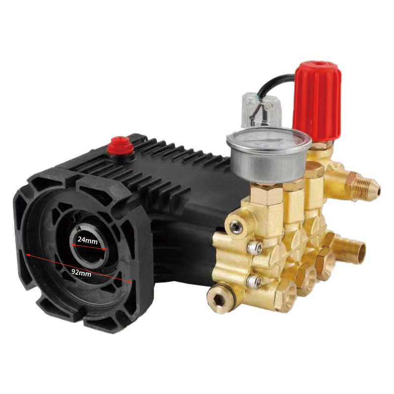 年华1920高压清洗机配件泵头24轴洗车机头洗车清理设备喷淋造雾