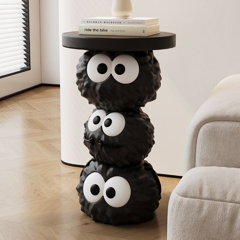 创意煤球落地大型摆件客厅电视柜沙发边几高级家居装饰品乔迁礼物