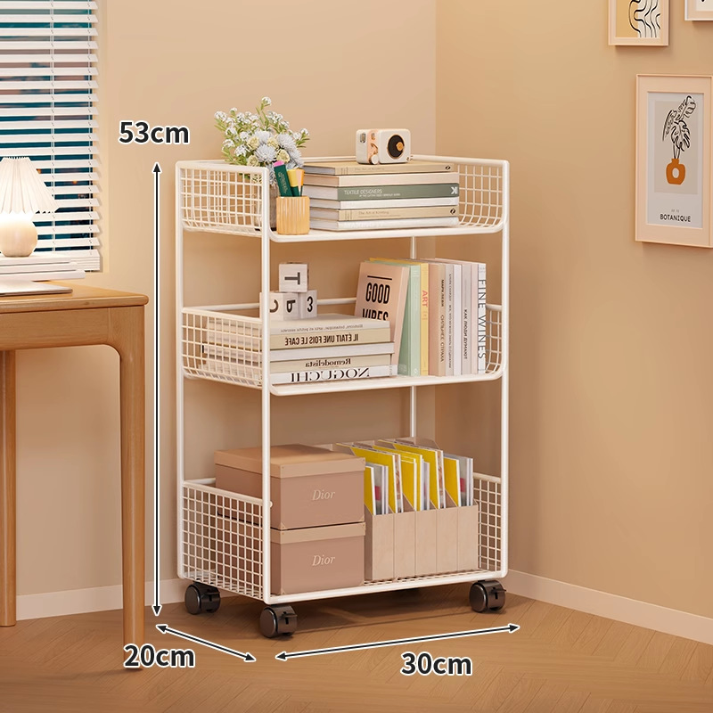 Estante Organizador Estrecho Multicapa, De piso para Baño