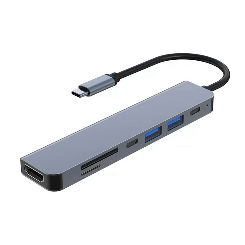 現物クロスボーダーusb cハブエクステンダー5-1macbook携帯電話type c拡張ドックハブpd付き|undefined