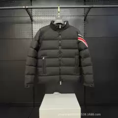 Correct Version M Brand 25FW New Solayan Three-Color Trim Short Puffer Jacket for Men and Women, Warm and Insulated