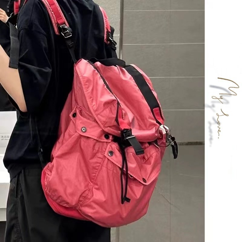 Backpack Design Sense Niche American Computer Bag Large Capacity Schoolbag Outdoor Lightweight Backpack Women's Travel Mountaineering Bag Backpack Design Sense Niche American Computer Bag Large Capacity Schoolbag Outdoor Lightweight Backpack Women's Travel Mountaineering Bag