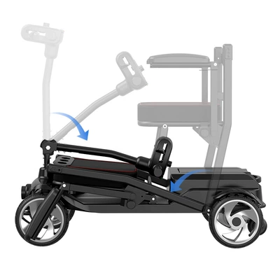 Qatlanan elektrik velosipedlər: Elderly, Four-Wheel Electric Folding