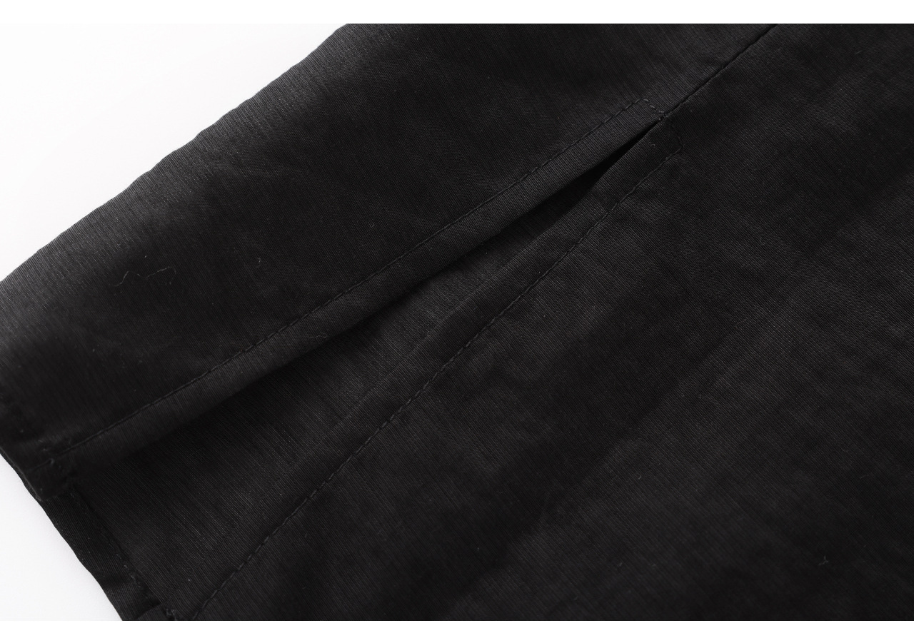 Áo cardigan nữ tay dài chất liệu tencel mát lạnh dáng rộng — màu đen chi tiết 30