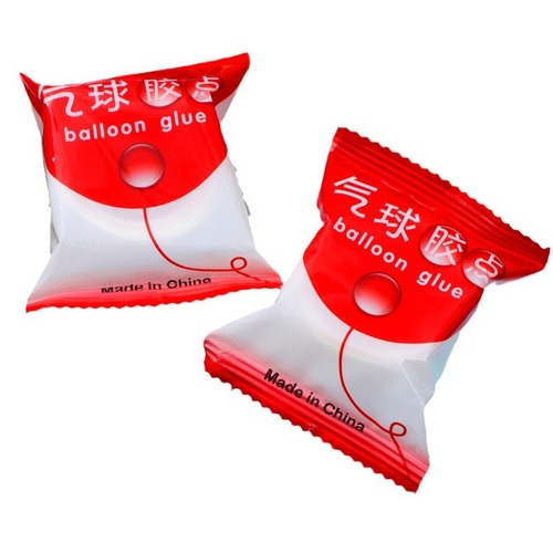 100 capsules of ultra-sticky glue wholesale, wedding tools, birthday decoration supplies, transparent traceless sticky balloons, double-sided glue