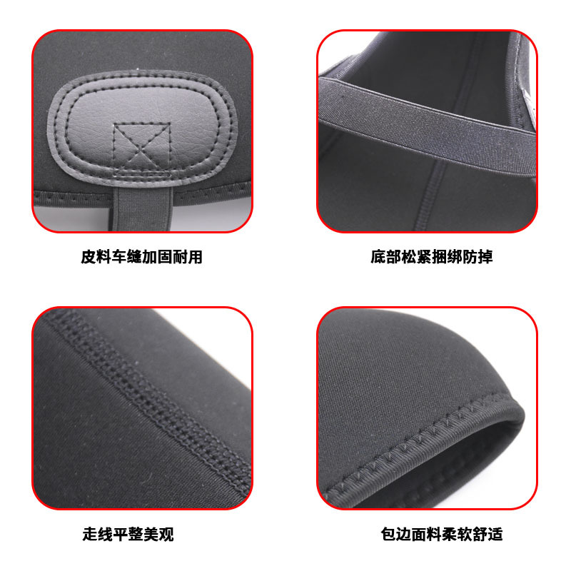 Doble tablero zapatos de nieve cubierta protectora cubierta de zapato de botas de esquí nieve cubierta de aislamiento a prueba de viento doble tablero zapatos máscara de buceo cubierta de zapato de nieve