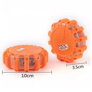 Factory Sales Led Strong Magnetic Flash Obstacle Light Battery Powered Multi-Functional Road Safety Warning Light 2365