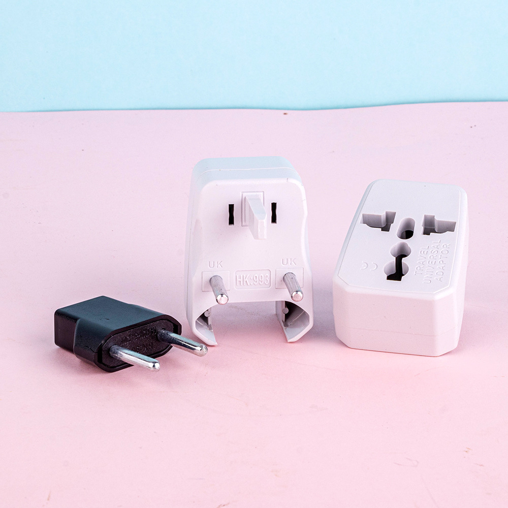 HK993出国旅行转换插头 美规 欧规 澳规 英标 转换器多功能全球通