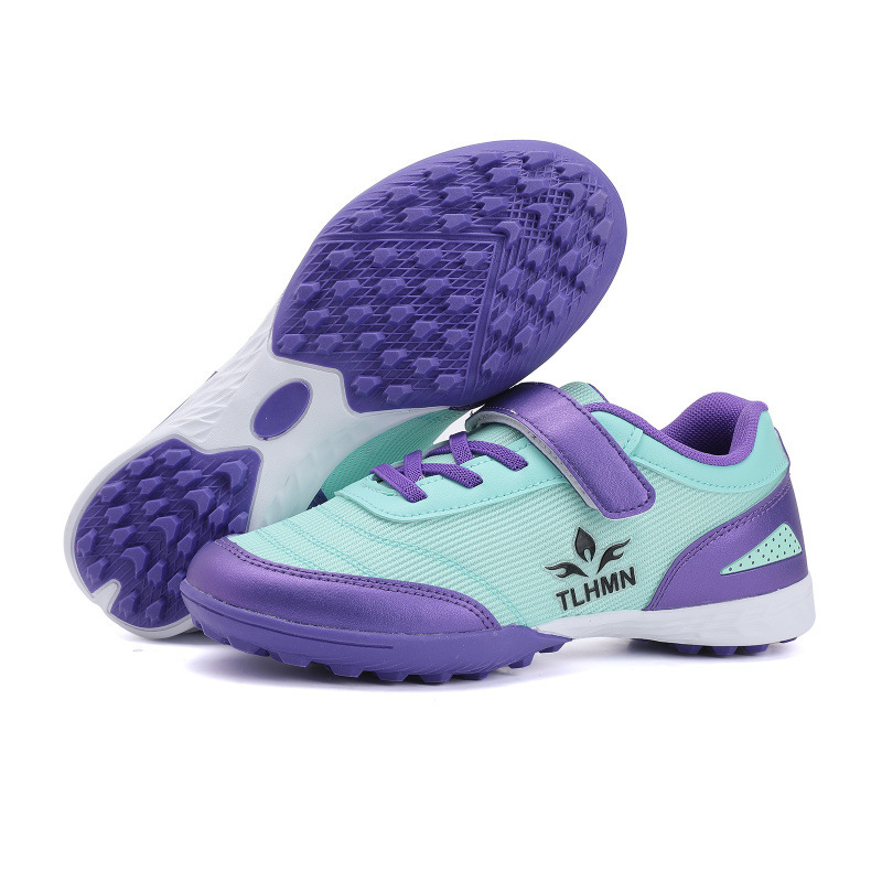 Zapatillas de Fútbol Infantil TF Ligeras de PU, Malla y TPR para Pasto Natural image 2